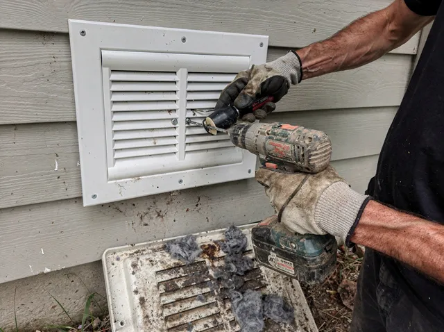Dryer Vent Cover Replacement in Concord