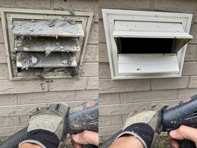 Professional dryer exhaust vent cleaning by Concord Dryer Vent Cleaning in Concord