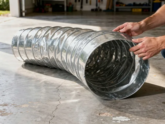 Concord Dryer Vent Cleaning specialist using advanced equipment for thorough duct cleaning in Concord