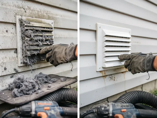 Residential dryer vent cleaning by Concord Dryer Vent Cleaning in Concord